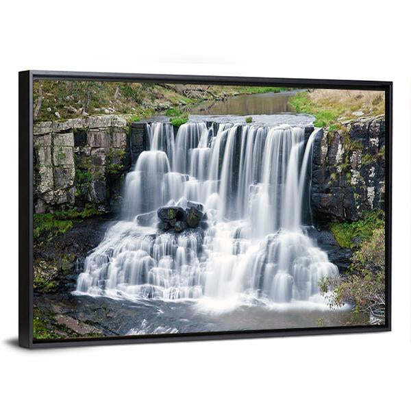 Ebor Falls Australia Canvas Wall Art-5 Horizontal-Gallery Wrap-22" x 12"-Tiaracle