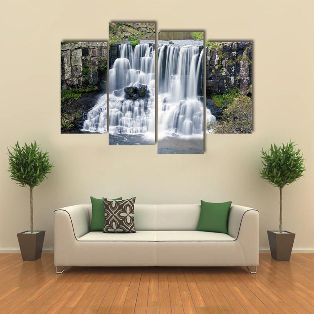 Ebor Falls Australia Canvas Wall Art-4 Pop-Gallery Wrap-50" x 32"-Tiaracle