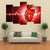 ECG Of Human Heart Canvas Wall Art-3 Horizontal-Gallery Wrap-25" x 16"-Tiaracle