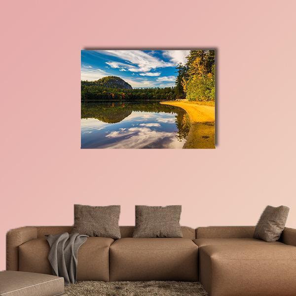 Echo Lake State Park Canvas Wall Art-1 Piece-Gallery Wrap-48" x 32"-Tiaracle