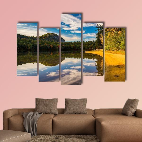 Echo Lake State Park Canvas Wall Art-5 Pop-Gallery Wrap-47" x 32"-Tiaracle