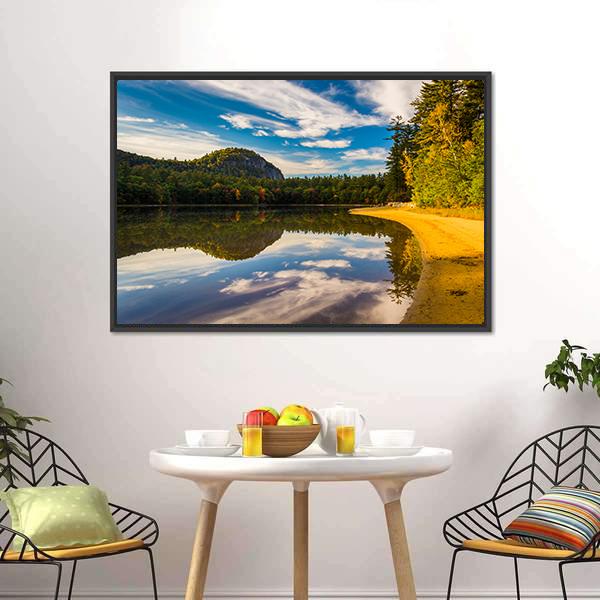 Echo Lake State Park Canvas Wall Art-1 Piece-Floating Frame-24" x 16"-Tiaracle