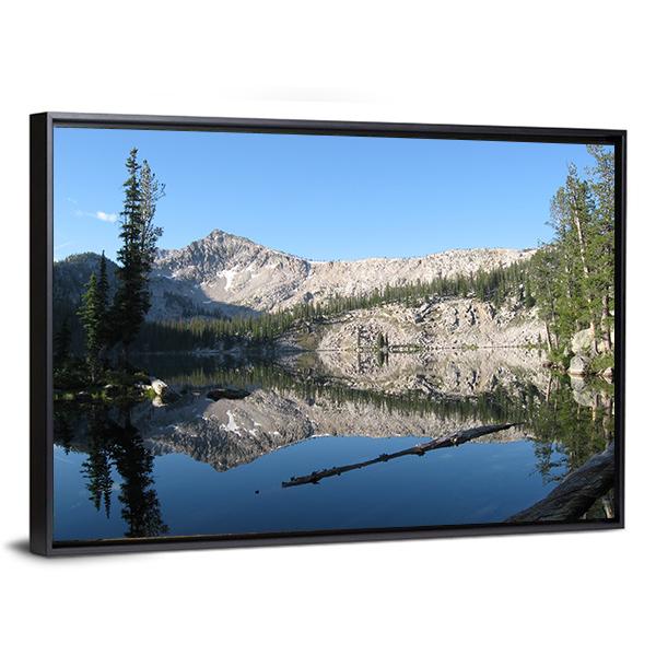 Edna Lake Canvas Wall Art-5 Horizontal-Gallery Wrap-22" x 12"-Tiaracle