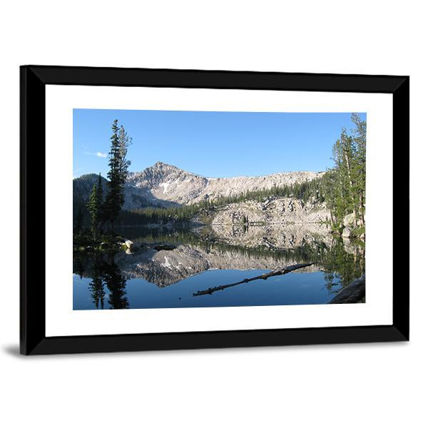 Edna Lake Canvas Wall Art-3 Horizontal-Gallery Wrap-25" x 16"-Tiaracle