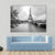 Eiffel Tower From Seine Canvas Wall Art-4 Horizontal-Gallery Wrap-34" x 24"-Tiaracle