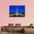 Eiffel Tower Illuminated Canvas Wall Art-4 Horizontal-Gallery Wrap-34" x 24"-Tiaracle