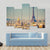Eiffel Tower With City Canvas Wall Art-5 Pop-Gallery Wrap-47" x 32"-Tiaracle