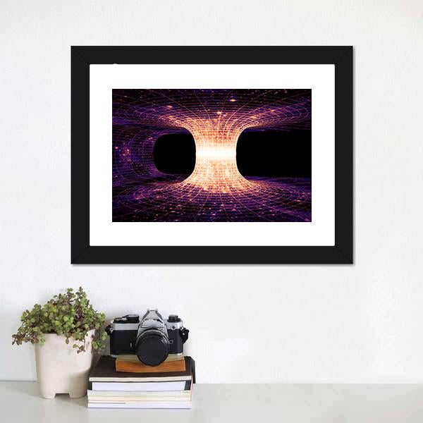 Einstein-Rosen Bridge Canvas Wall Art-3 Horizontal-Gallery Wrap-25" x 16"-Tiaracle