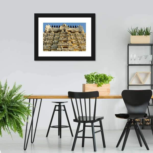 Ekambareswarar Temple Canvas Wall Art-5 Horizontal-Gallery Wrap-22" x 12"-Tiaracle