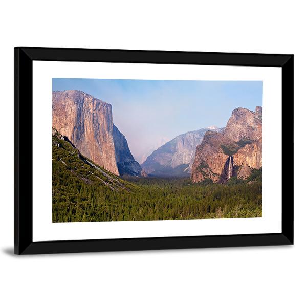 El Capitan Yosemite Valley Canvas Wall Art-3 Horizontal-Gallery Wrap-25" x 16"-Tiaracle