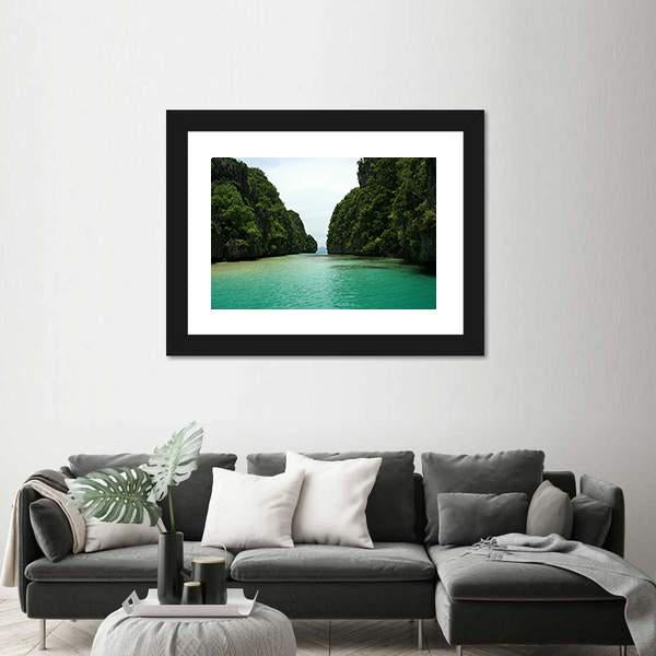 El Nido Philippines Canvas Wall Art-1 Piece-Framed Print-20" x 16"-Tiaracle
