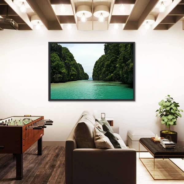 El Nido Philippines Canvas Wall Art-5 Horizontal-Gallery Wrap-22" x 12"-Tiaracle
