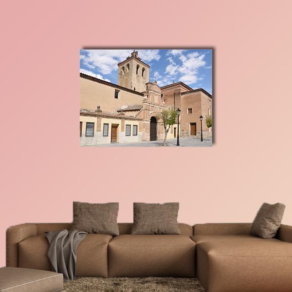 El Salvador Church Spain Canvas Wall Art-1 Piece-Gallery Wrap-48" x 32"-Tiaracle