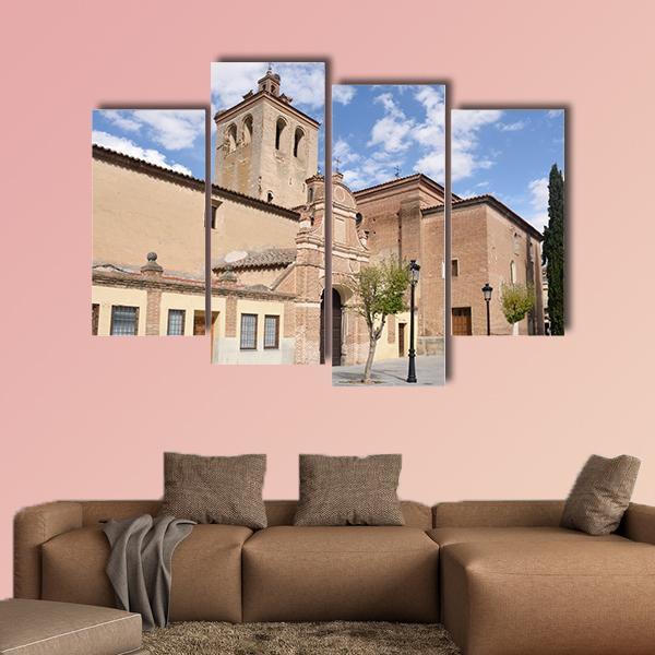 El Salvador Church Spain Canvas Wall Art-4 Pop-Gallery Wrap-50" x 32"-Tiaracle