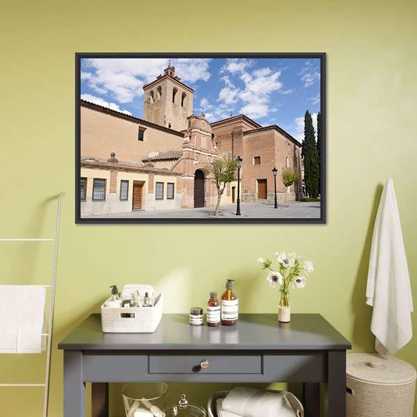 El Salvador Church Spain Canvas Wall Art-3 Horizontal-Gallery Wrap-25" x 16"-Tiaracle