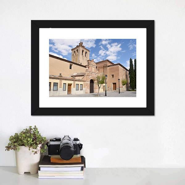 El Salvador Church Spain Canvas Wall Art-3 Horizontal-Gallery Wrap-25" x 16"-Tiaracle