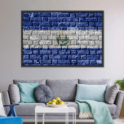 El Salvador Flag Canvas Wall Art Tiaracle el-salvador-flag-canvas-wall-art-tiaracle