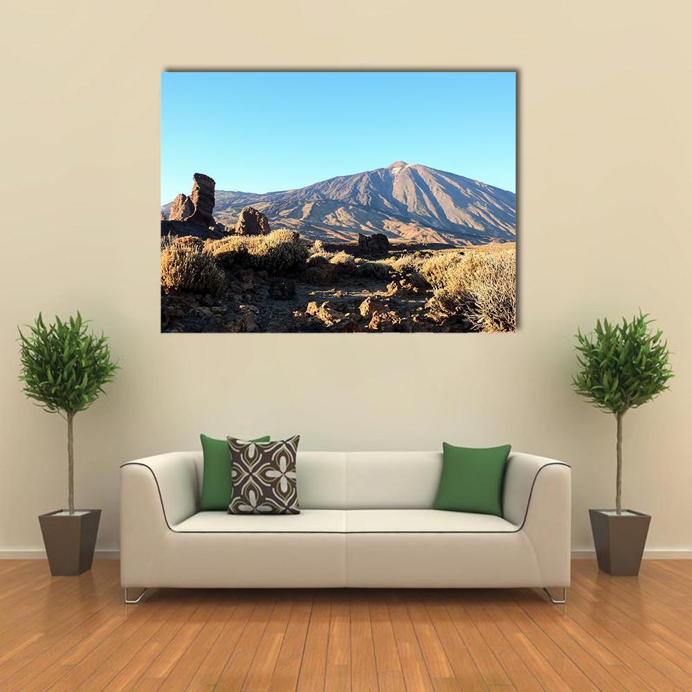 El Teide National Park Canvas Wall Art-1 Piece-Gallery Wrap-48" x 32"-Tiaracle