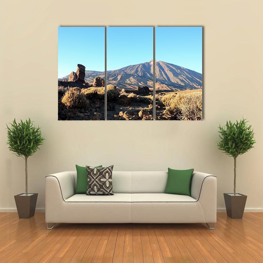 El Teide National Park Canvas Wall Art-3 Horizontal-Gallery Wrap-37" x 24"-Tiaracle
