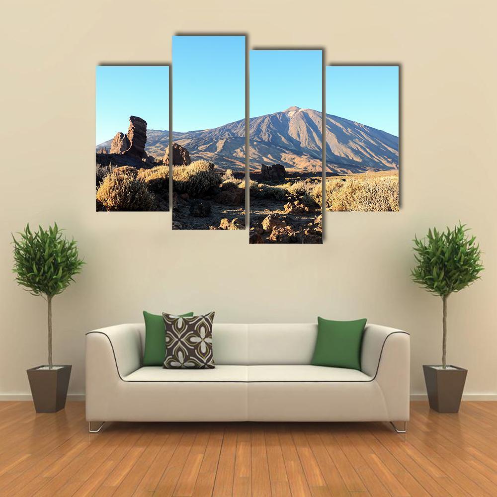 El Teide National Park Canvas Wall Art-4 Pop-Gallery Wrap-50" x 32"-Tiaracle