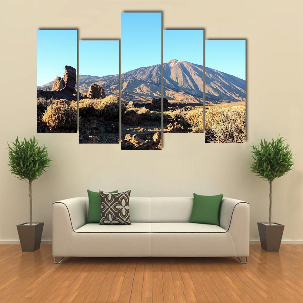 El Teide National Park Canvas Wall Art-5 Pop-Gallery Wrap-47" x 32"-Tiaracle