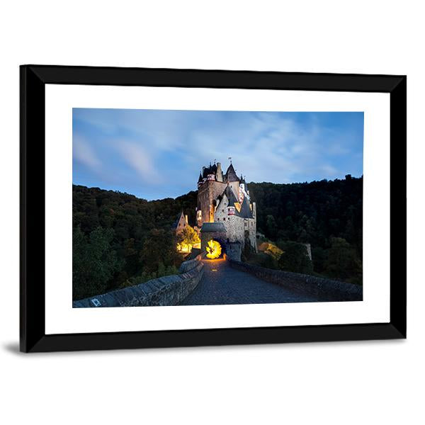 Eltz Castle Germany Canvas Wall Art-3 Horizontal-Gallery Wrap-25" x 16"-Tiaracle