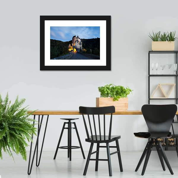 Eltz Castle Germany Canvas Wall Art-3 Horizontal-Gallery Wrap-25" x 16"-Tiaracle