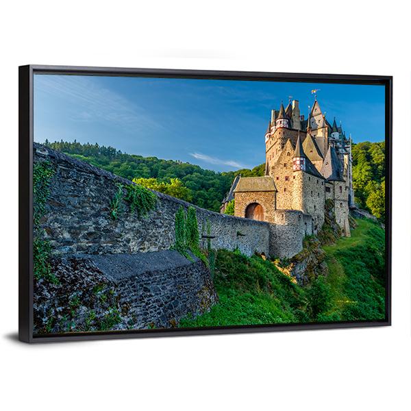 Eltz Castle In Rhineland Canvas Wall Art-3 Horizontal-Gallery Wrap-25" x 16"-Tiaracle