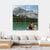 Kayak In Emerald Lake Canvas Wall Art-4 Square-Gallery Wrap-17" x 17"-Tiaracle