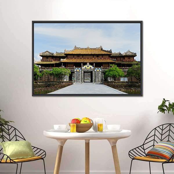 Emperor Palace Complex Canvas Wall Art-1 Piece-Floating Frame-24" x 16"-Tiaracle