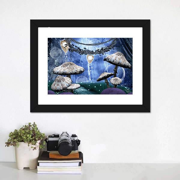 Enchanted Fantasy Forest Canvas Wall Art-3 Horizontal-Gallery Wrap-25" x 16"-Tiaracle