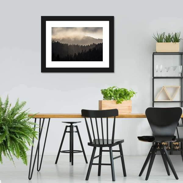 Endless Forest In Humboldt Vertical Canvas Wall Art-3 Vertical-Gallery Wrap-12" x 25"-Tiaracle