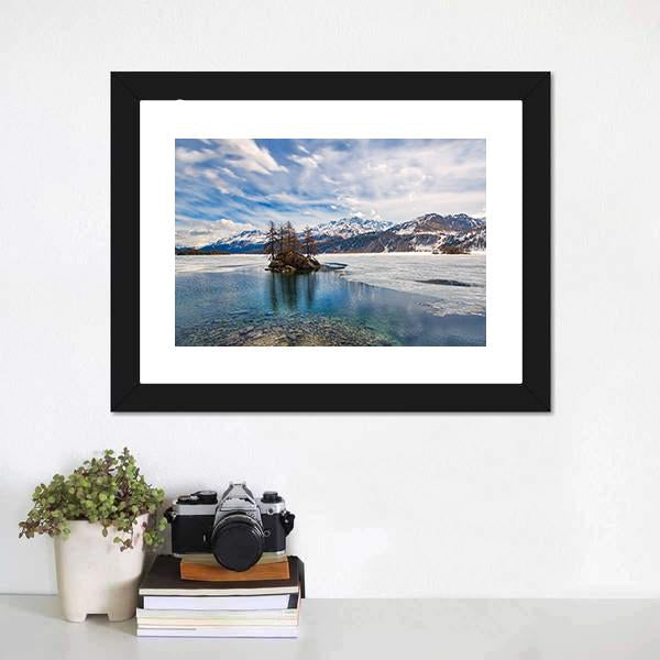 Engadine Valley Switzerland Panoramic Canvas Wall Art-1 Piece-36" x 12"-Tiaracle