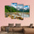 Enguri River In Georgia Canvas Wall Art-4 Pop-Gallery Wrap-50" x 32"-Tiaracle