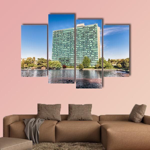 ENI Headquarters Canvas Wall Art-4 Pop-Gallery Wrap-50" x 32"-Tiaracle