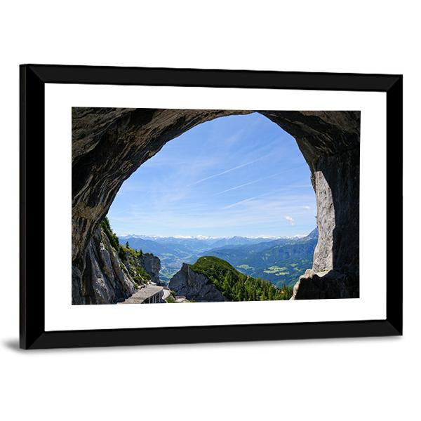 Entrance Of Eisriesenwelt Canvas Wall Art-3 Horizontal-Gallery Wrap-25" x 16"-Tiaracle