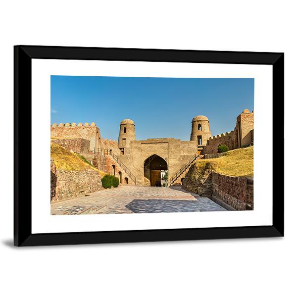 Entrance Of Hisor Fortress Canvas Wall Art-3 Horizontal-Gallery Wrap-25" x 16"-Tiaracle