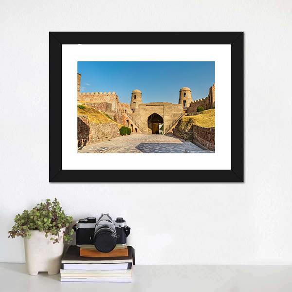 Entrance Of Hisor Fortress Canvas Wall Art-3 Horizontal-Gallery Wrap-25" x 16"-Tiaracle