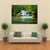 Erawan Waterfall Thailand Canvas Wall Art-4 Horizontal-Gallery Wrap-34" x 24"-Tiaracle