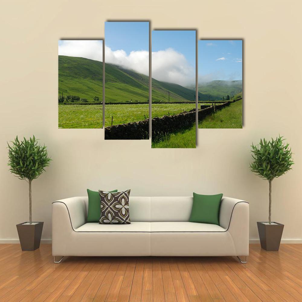 Ettrick Valley Scotland Canvas Wall Art-4 Pop-Gallery Wrap-50" x 32"-Tiaracle