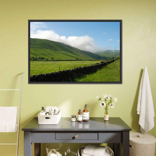 Ettrick Valley Scotland Canvas Wall Art-3 Horizontal-Gallery Wrap-25" x 16"-Tiaracle