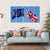 European Union Flag And Flag Of UK Canvas Wall Art-5 Horizontal-Gallery Wrap-22" x 12"-Tiaracle