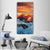 Colored View Of Everest Vertical Canvas Wall Art-3 Vertical-Gallery Wrap-12" x 25"-Tiaracle