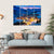 Ski Resort French Alps Canvas Wall Art-4 Horizontal-Gallery Wrap-34" x 24"-Tiaracle