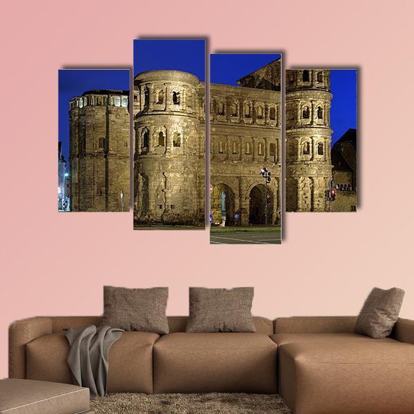 The Porta Nigra Canvas Wall Art-4 Pop-Gallery Wrap-50" x 32"-Tiaracle
