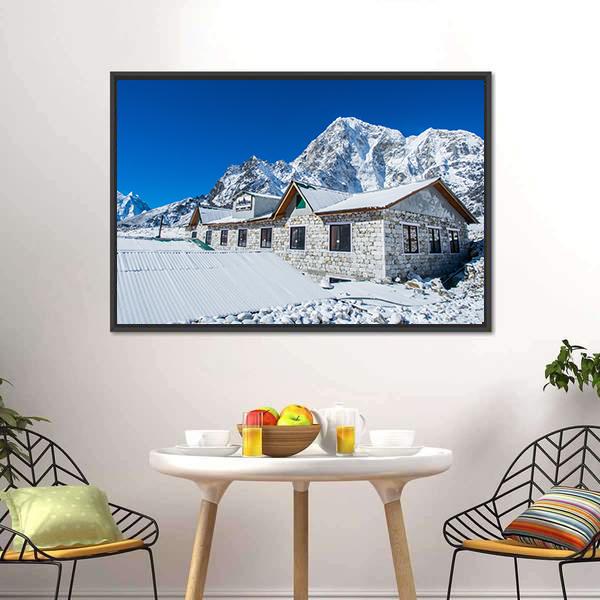 Everest Base Camp Canvas Wall Art-3 Horizontal-Gallery Wrap-25" x 16"-Tiaracle