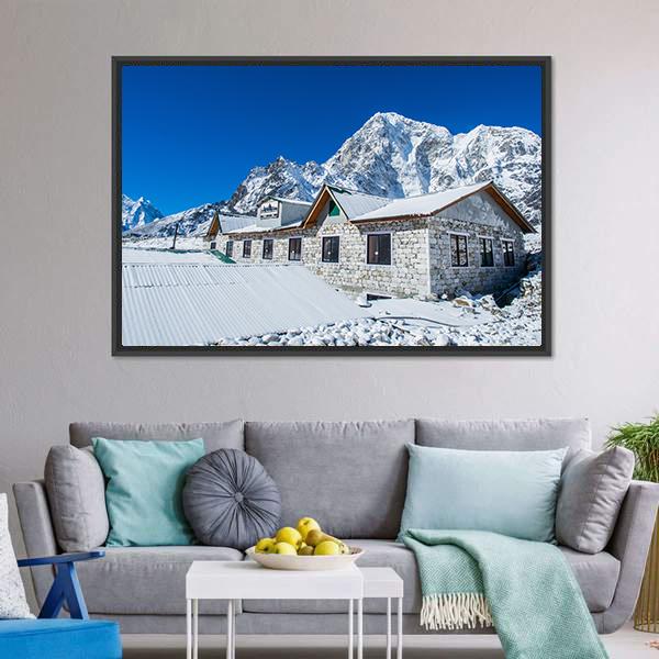 Everest Base Camp Canvas Wall Art-3 Horizontal-Gallery Wrap-25" x 16"-Tiaracle