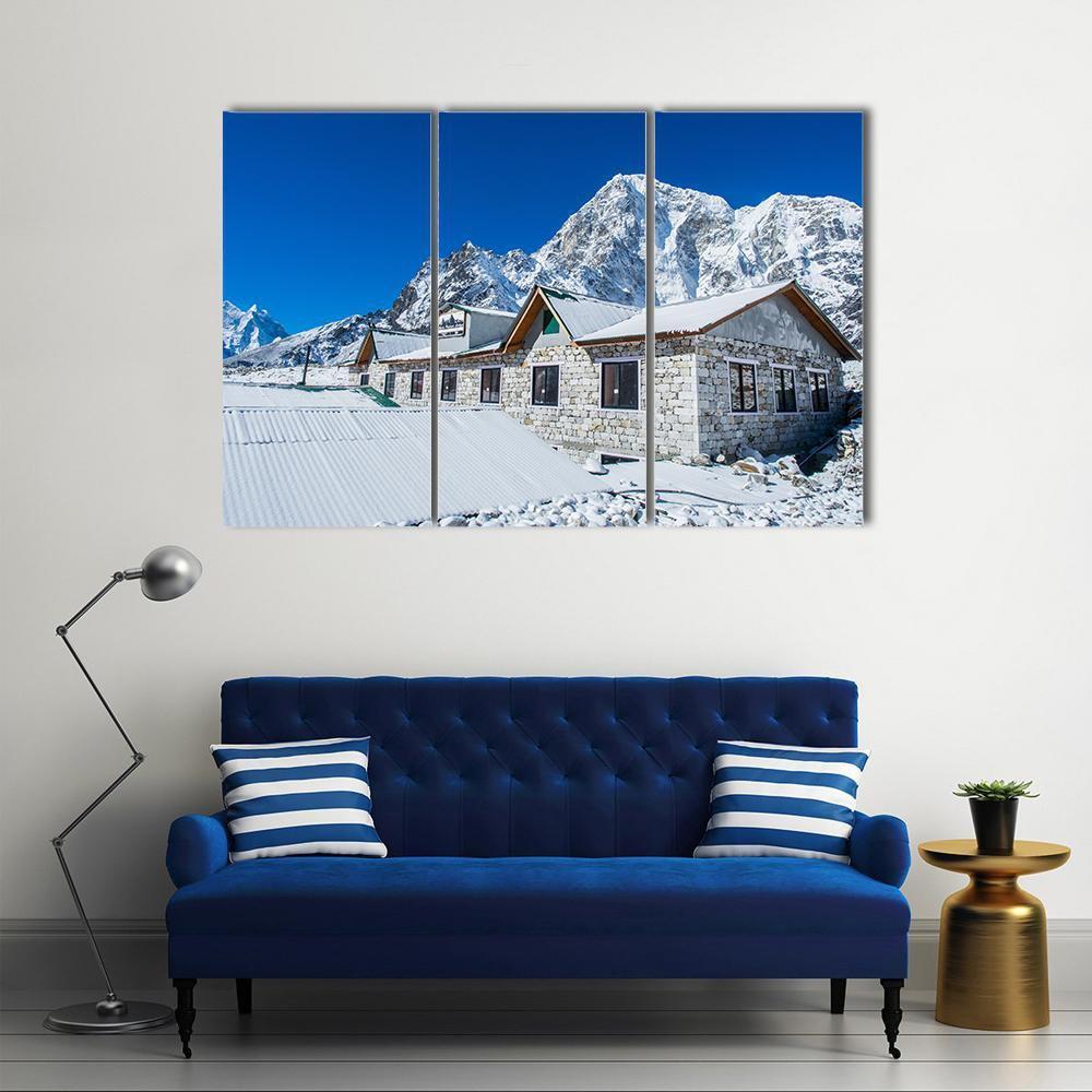 Everest Base Camp Canvas Wall Art-3 Horizontal-Gallery Wrap-37" x 24"-Tiaracle