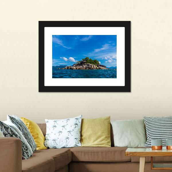 Exotic Island Thailand Canvas Wall Art-1 Piece-Framed Print-20" x 16"-Tiaracle