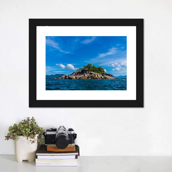Exotic Island Thailand Canvas Wall Art-5 Horizontal-Gallery Wrap-22" x 12"-Tiaracle
